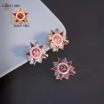 Accessoire vintage CCCP doré pour collection