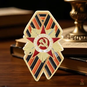PIN RUBAN GEORGE - Losange Ordre Guerre Patriotique
