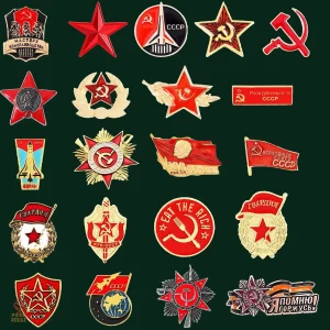 Pins Rouge Communiste Eat The Rich