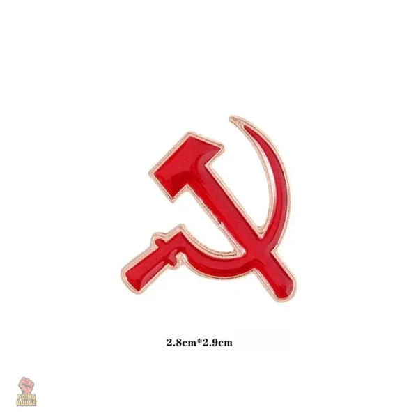 Pins Communiste Étoile Dorée - vue 2