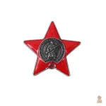 Accessoire rétro avec étoile rouge