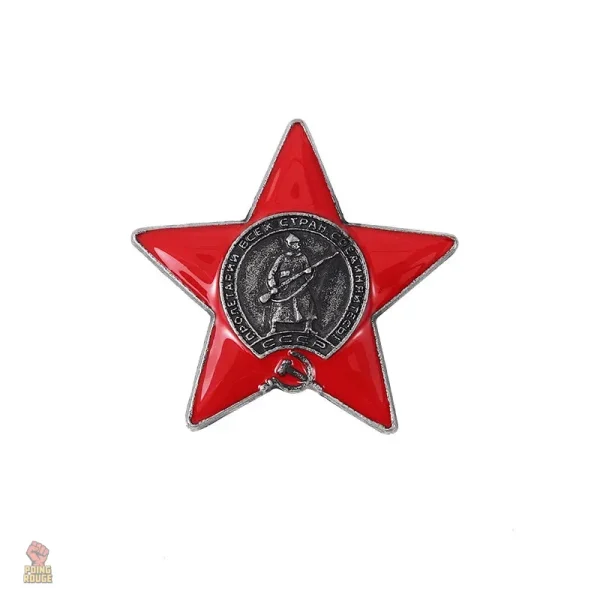 Broche dorée pour les aficionados du communisme