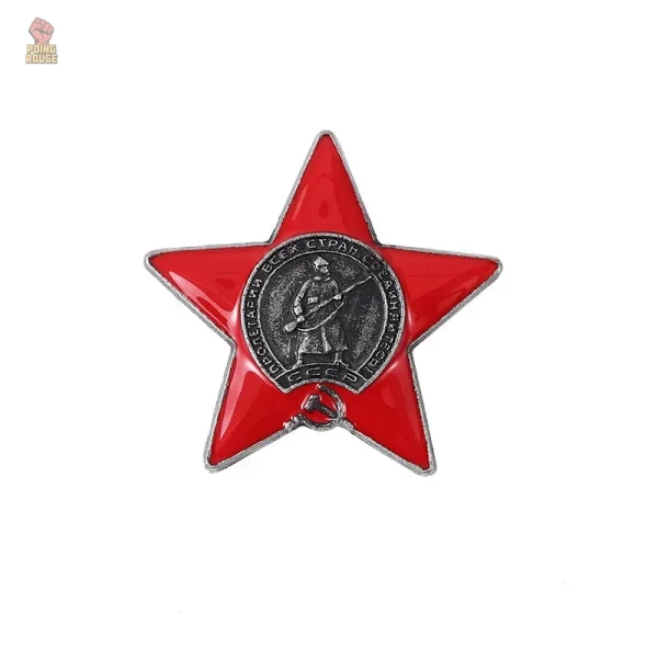 Accessoire bicolore représentant le communisme