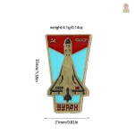 Pin symbolique du communisme spatial
