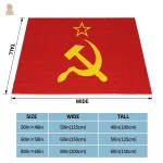 Accessoire en hommage au communisme, faucille et étoile