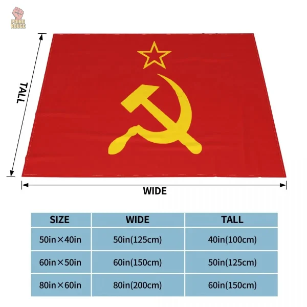 Accessoire en hommage au communisme, faucille et étoile