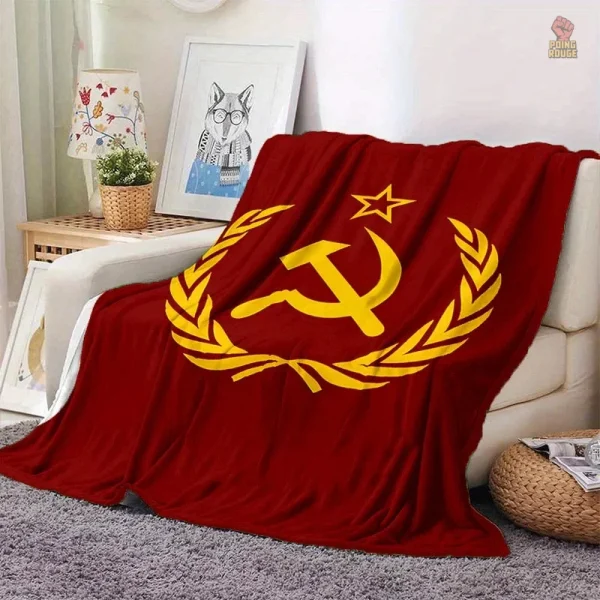 Accessoire communiste avec motifs de faucille et marteau