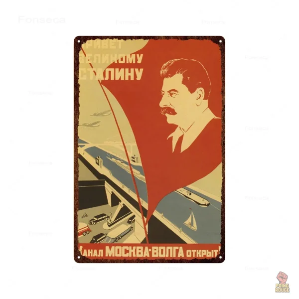 Plaque souvenir hôtesse avion Aeroflot