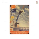 Plaque métal avec symbole constructiviste CCCP