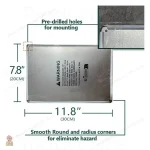 Message de lutte - plaque métal Gains octobre