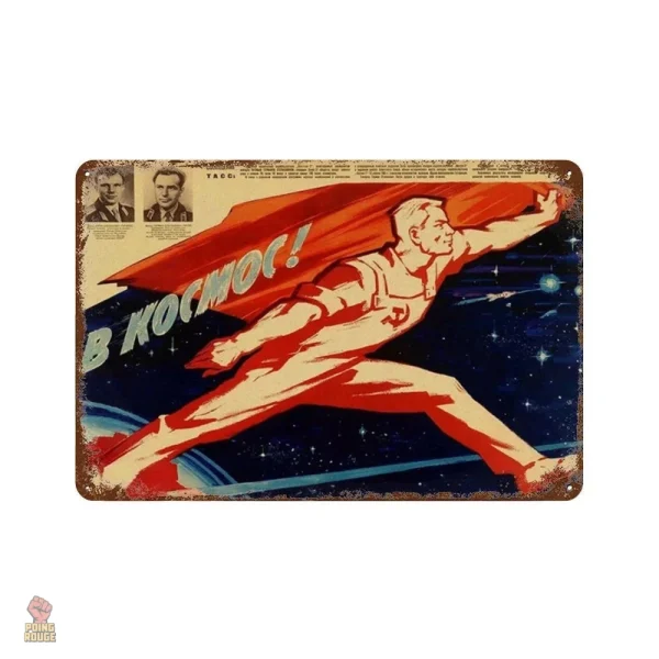 Plaque métal homme camarade et frère - vue 11