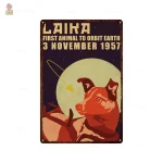 Plaque métal Luxury Gay Space Communism - vue 3