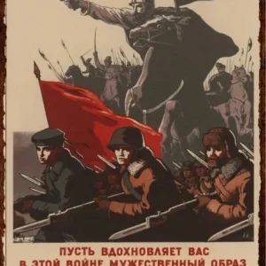 Plaque métal "Notre vérité, battons-nous Staline