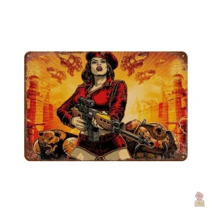Plaque métal soldat soviétique armée rouge