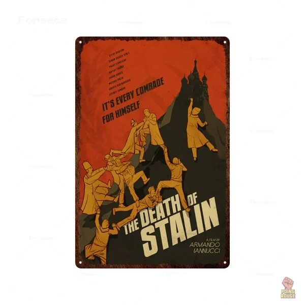 Hymne communiste en plaque décorative