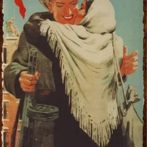 Plaque métal Ty Vernoul retour soldat accueil tendresse