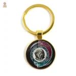 Porte-clés CCCP insigne punk rock faucille marteau argent - vue 25
