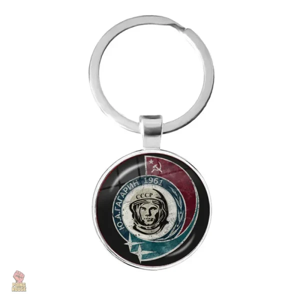 Porte-clés CCCP insigne punk rock faucille marteau en bronze - vue 25