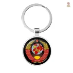 Accessoire patriotique, porte-clés en or