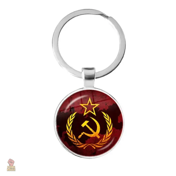 Porte-clés Staline portrait armoires URSS fond rouge - vue 32