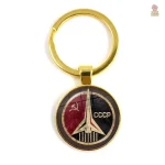 Porte-clés vintage URSS étoile blanche faucille marteau - vue 39