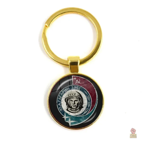 Porte-clés vintage URSS avec étoile blanche et faucille - vue 28