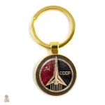 Porte-clés vintage URSS avec étoile blanche et faucille - vue 39