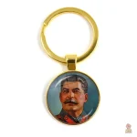 Porte-clés URSS faucille marteau étoile or couronne épis - vue 24