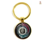 Porte-clés URSS faucille marteau étoile or couronne épic bronze - vue 24