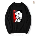 Pull Che Guevara multicolore à capuche pour homme