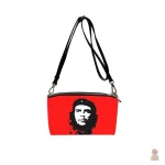 Accessoire Che Guevara, bandoulière rouge en tissu polyester