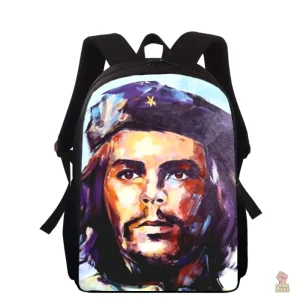 Sac à dos inspiré de Che Guevara, style artistique distinctif