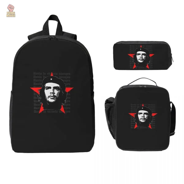 sac-a-dos-che-guevara-etoiles-rouges-revolution-1 Sac à dos Che Guevara avec étoiles rouges révolutionnaires