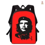 Sac à dos rouge pour un style communiste classique