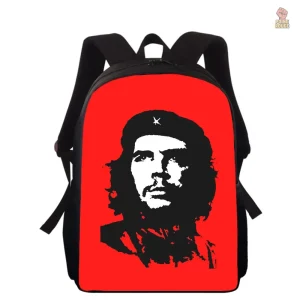 Sac à dos rouge pour un style communiste classique