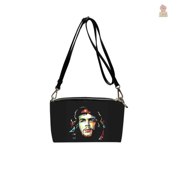 Sac bandoulière, style Che Guevara en couleur noire