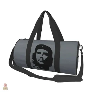 Sac cylindrique sport Che Guevara à rayures rouges