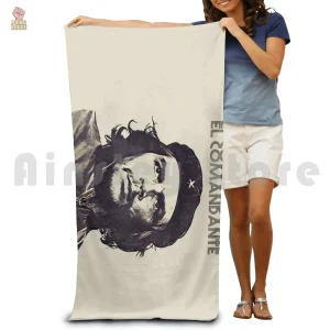 Serviette Che Guevara Crème élégante pour la plage