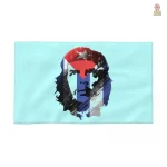 Serviette de plage Che Guevara Cuba bleue