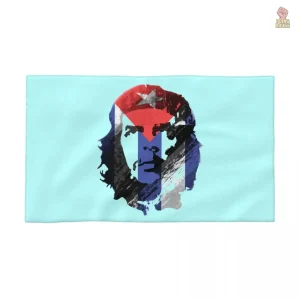 Serviette de plage Che Guevara Cuba bleue