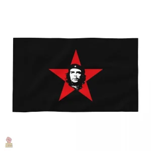 Serviette Che Guevara étoile rouge pour plage