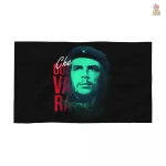 Serviette Che avec fond rouge vif