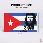 Serviette colorée avec motif Che Guevara