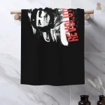 Serviette inspirée par Che Guevara, design noir emblématique