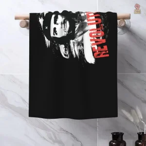 Serviette inspirée par Che Guevara, design noir emblématique