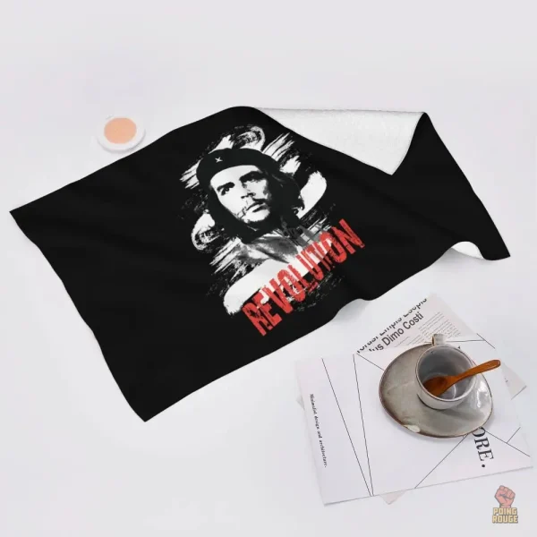 Serviette de plage tendance, hommage à la révolution de Che