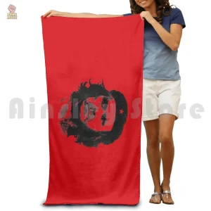 Serviette de plage Che Rouge design emblématique