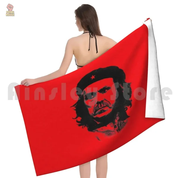Serviette de plage Che Rouge pour un look audacieux