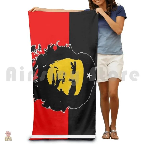serviette-che-guevara-rouge-jaune-1 Serviette de plage Che Rouge & Jaune