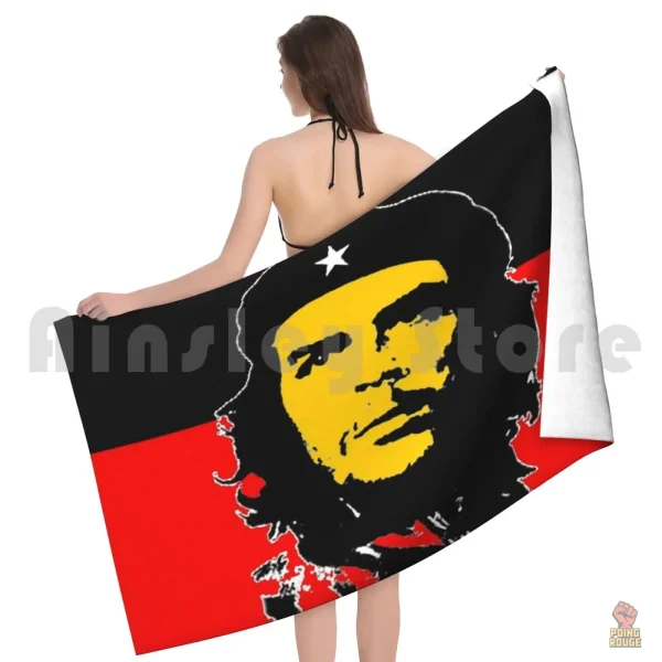 Serviette de plage originale inspirée par Che Guevara